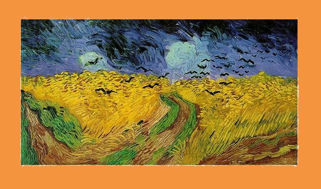 van Gogh -  Campo di grano con corvi - 1