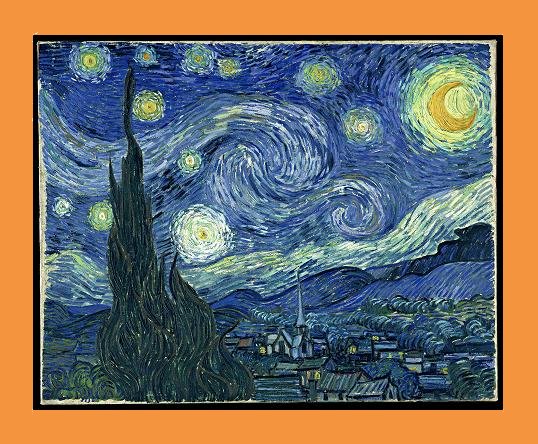 van Gogh - Notte stellata - 1