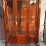 Antica Vetrinetta Chippendale in radica di noce - 6