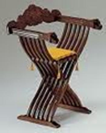 Sedia chiamata Savonarola - Rinascimento