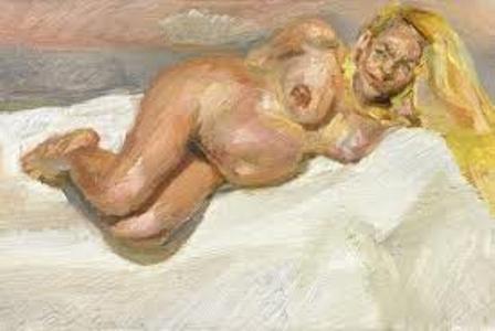 Lucien Freud - Nudo di donna bionda