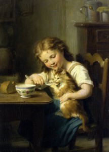 Il gatto e la bambina