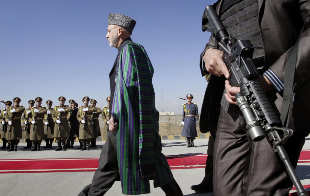 Il Presidente dell ' Afghanistan Hamid Kazai