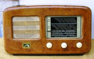 Apparecchio radio del 1950