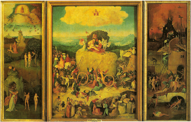 Bosch - Trittico del carro di fieno