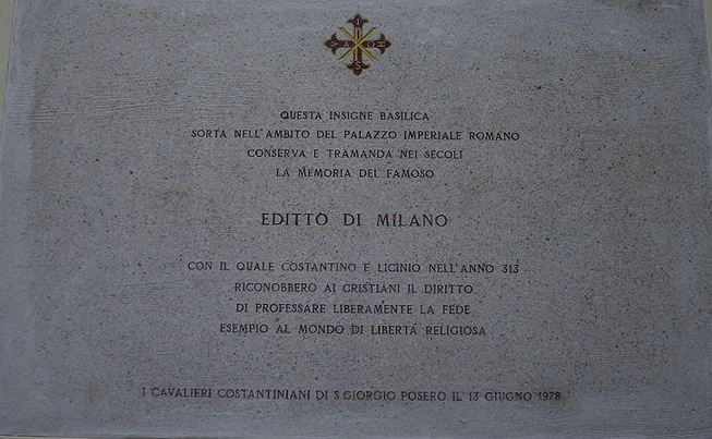 800px-IMG_6735_-_Milano_-_S__Giorgio_al_Palazzo_-_Lapide_1978_x_Editto_di_Milano_-313-__-_Foto_Giovanni_Dall'Orto_-_8-Mar-2007