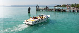 Gita in barca sul lago di Garda